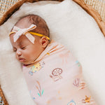 Knit Swaddle Blanket - Enchanted Friends