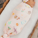 Knit Swaddle Blanket - Enchanted Friends