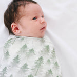 Knit Swaddle Blanket - Evergreen