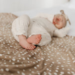 Knit Swaddle Blanket - Fawn