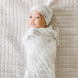 Knit Swaddle Blanket - Gage