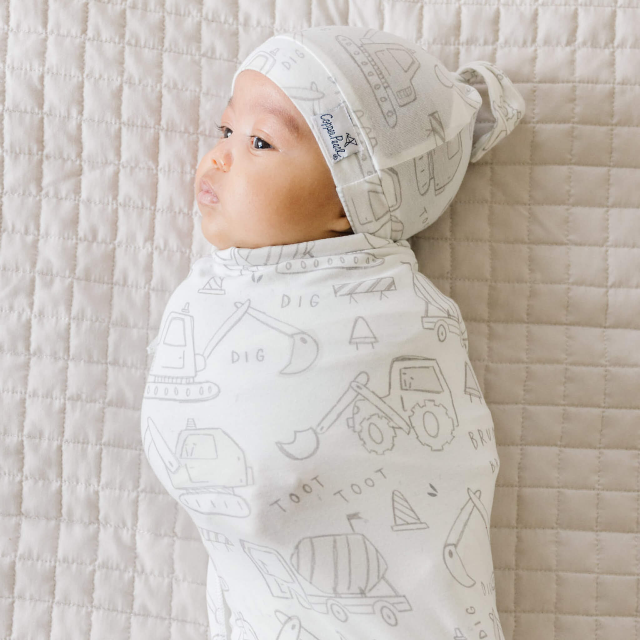 Knit Swaddle Blanket - Gage