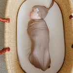 Knit Swaddle Blanket - Gobi