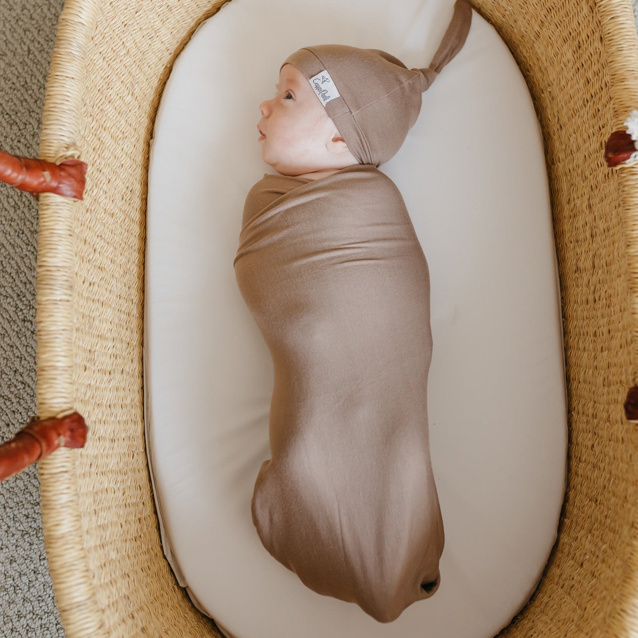 Knit Swaddle Blanket - Gobi
