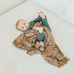 Knit Swaddle Blanket - Gobi