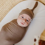 Knit Swaddle Blanket - Gobi