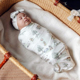 Knit Swaddle Blanket - Hundred Acre Wood