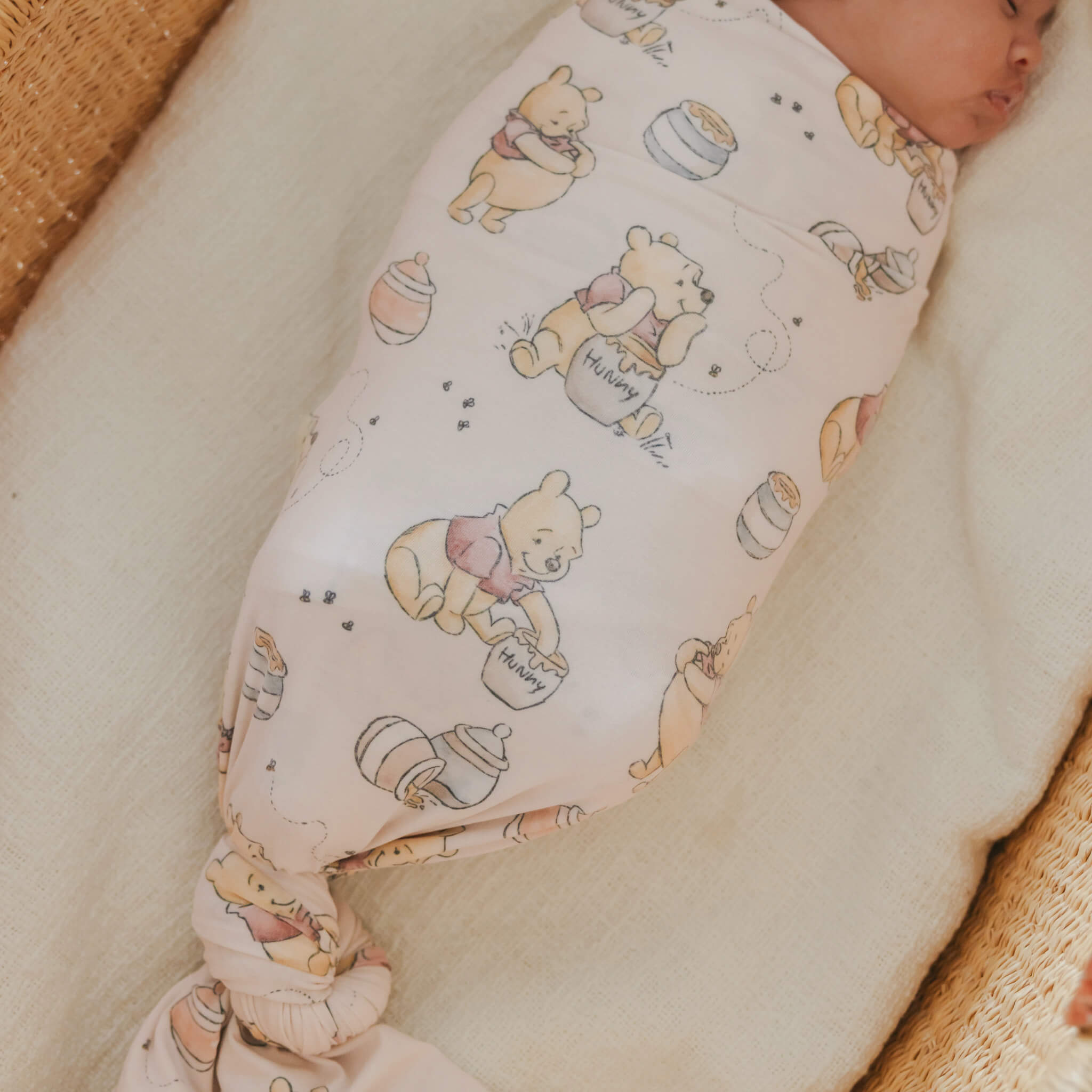 Knit Swaddle Blanket - Hunny