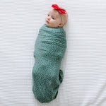 Knit Swaddle Blanket - Juniper