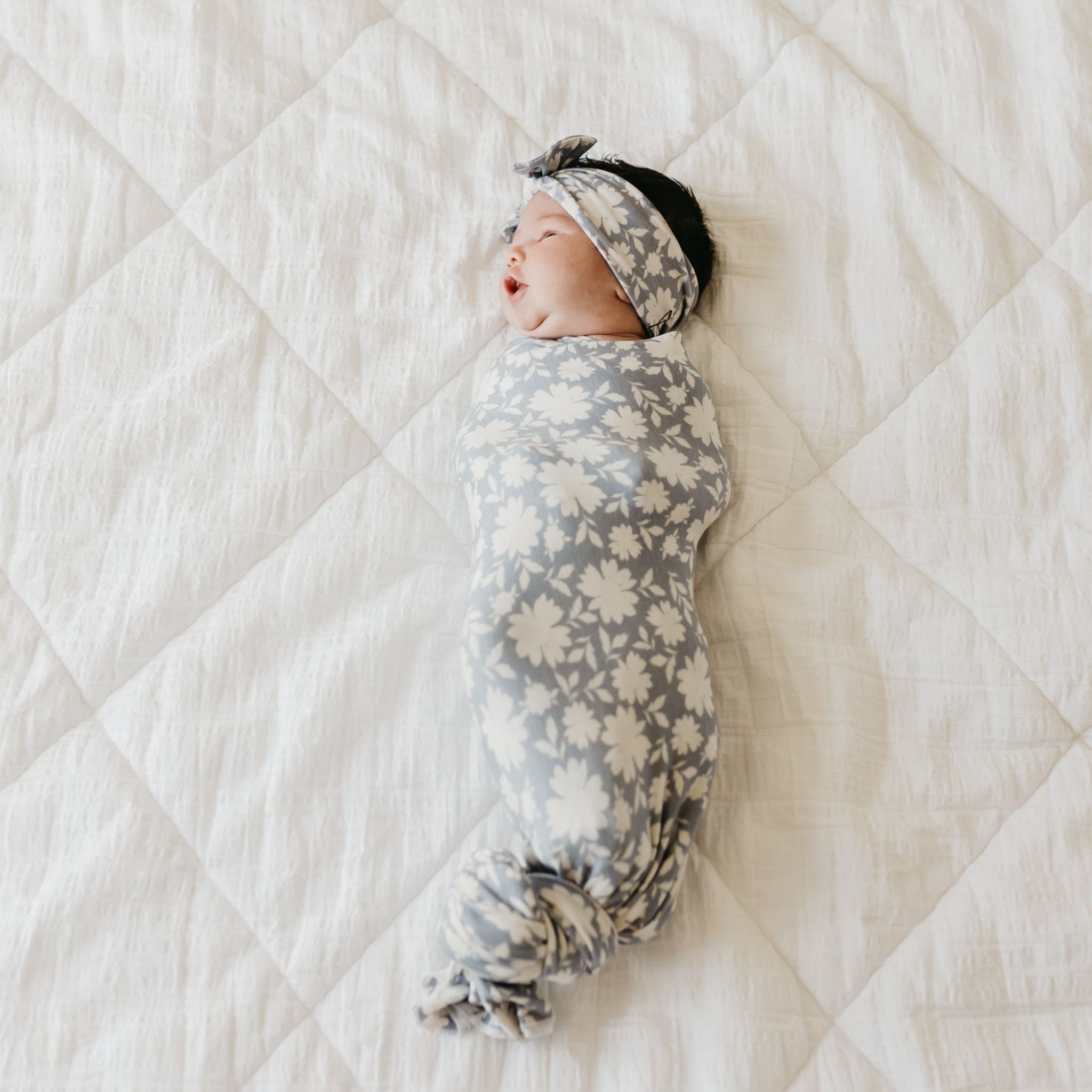Knit Swaddle Blanket - Lacie