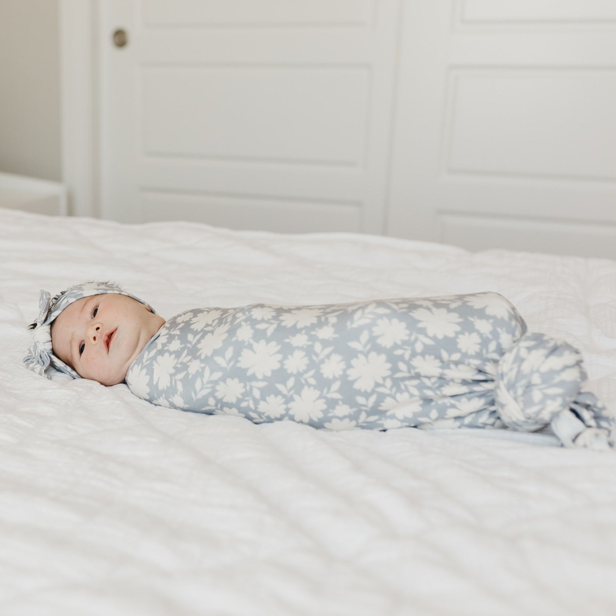 Knit Swaddle Blanket - Lacie