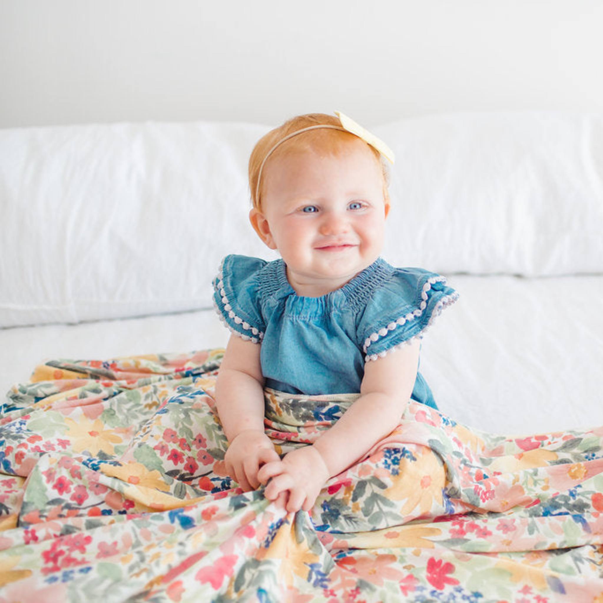 Knit Swaddle Blanket - Lark