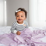 Knit Swaddle Blanket - Lily