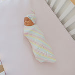 Knit Swaddle Blanket - Lucky