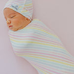 Knit Swaddle Blanket - Lucky