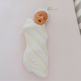 Knit Swaddle Blanket - Lucky