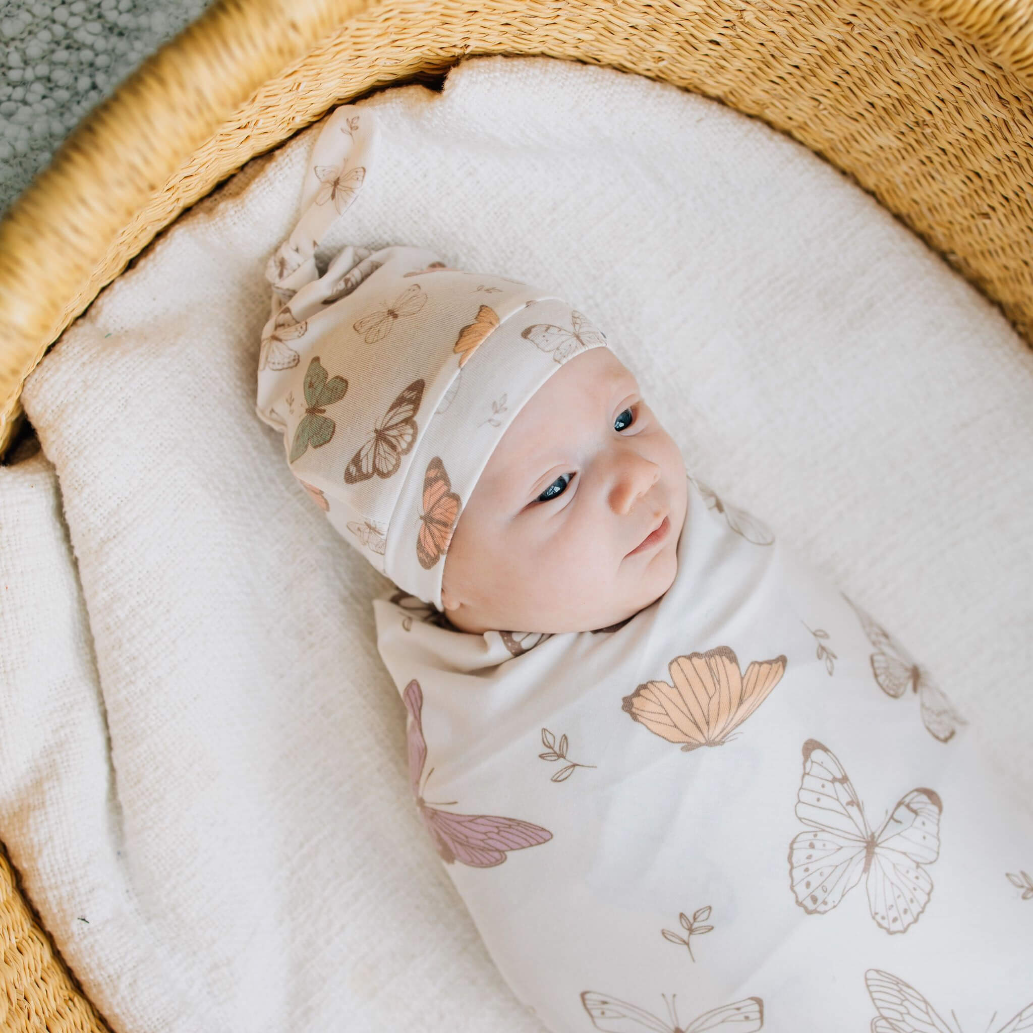 Knit Swaddle Blanket - Luna