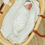 Knit Swaddle Blanket - Mabel