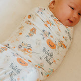 Knit Swaddle Blanket - Mickey Mouse's Boo Bash