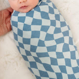 Knit Swaddle Blanket - Miles