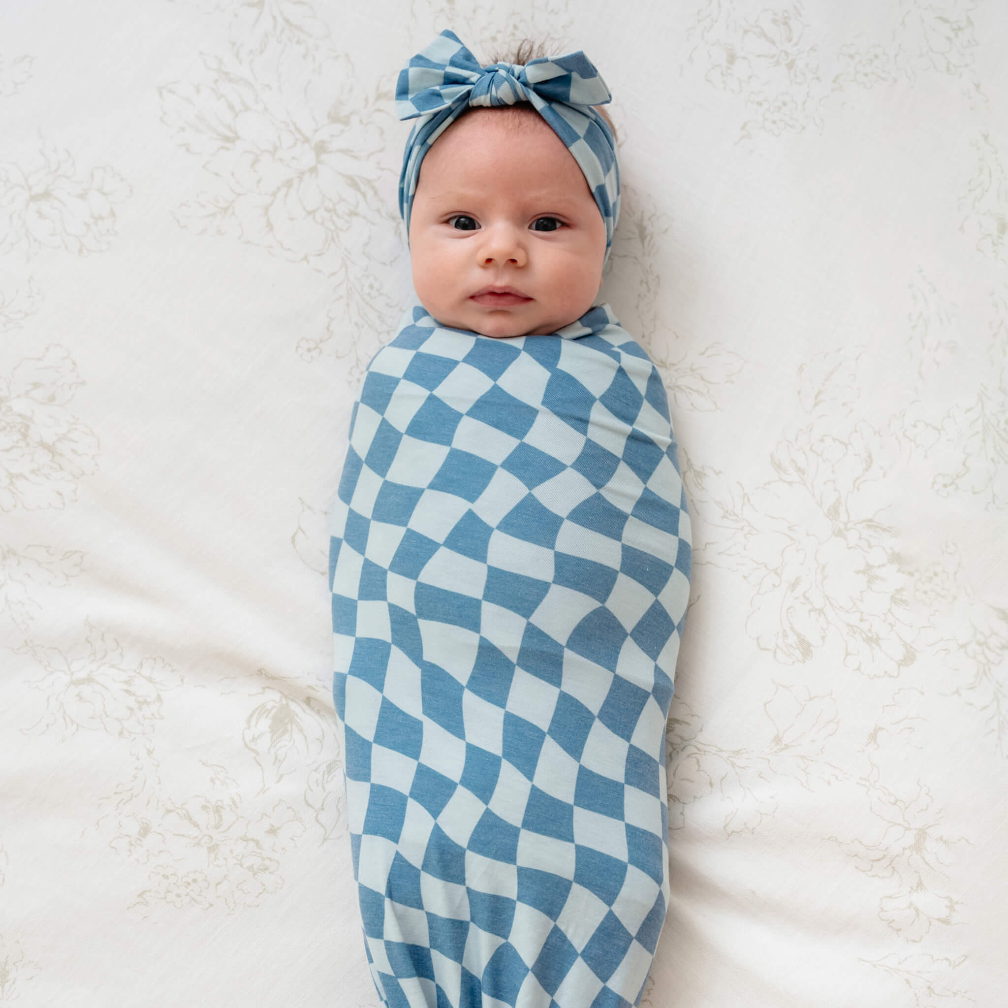 Knit Swaddle Blanket - Miles