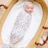 Knit Swaddle Blanket - Minnie Mouse's Bowquet