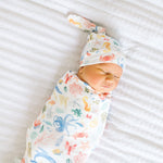 Knit Swaddle Blanket - Nautical