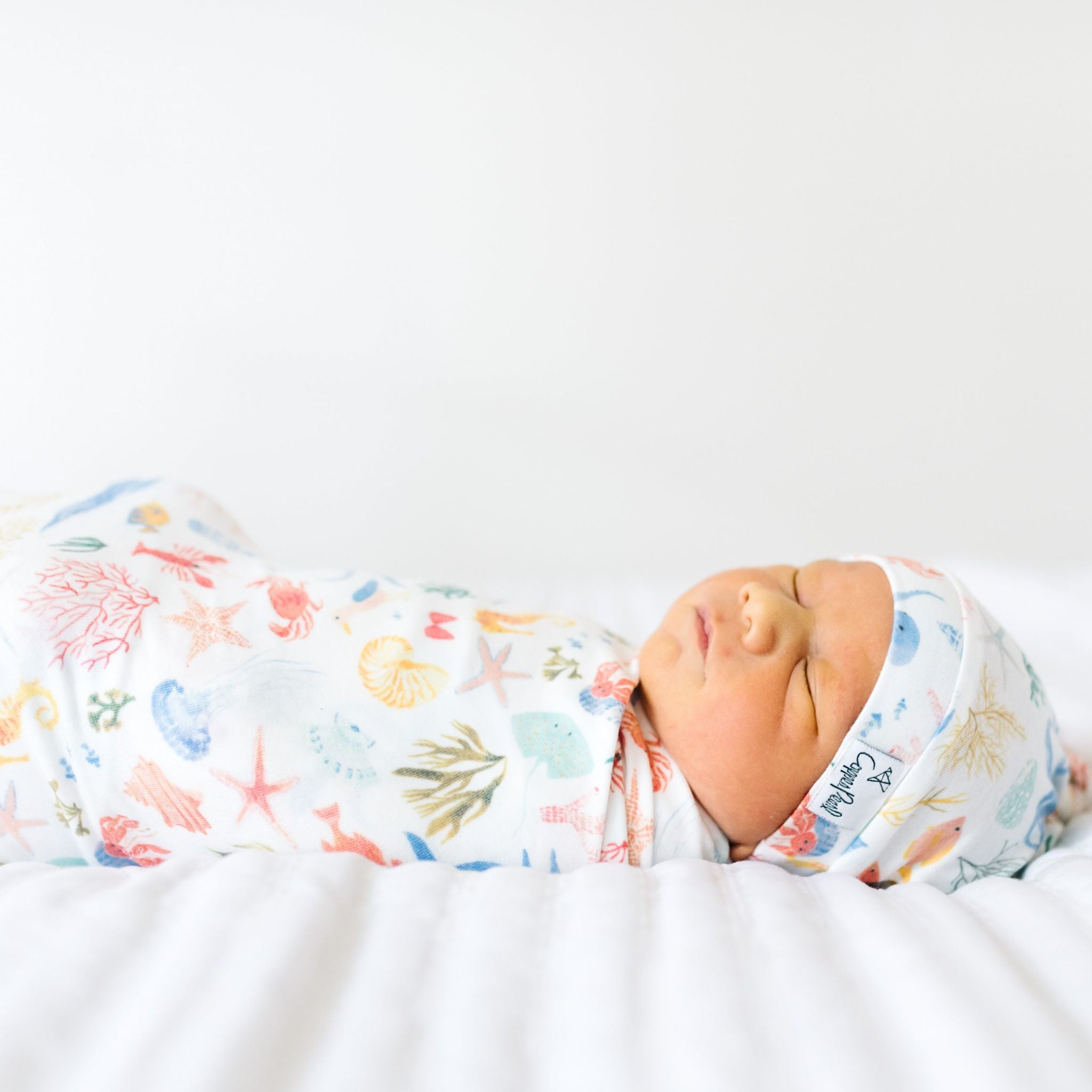 Knit Swaddle Blanket - Nautical
