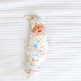 Knit Swaddle Blanket - Nautical