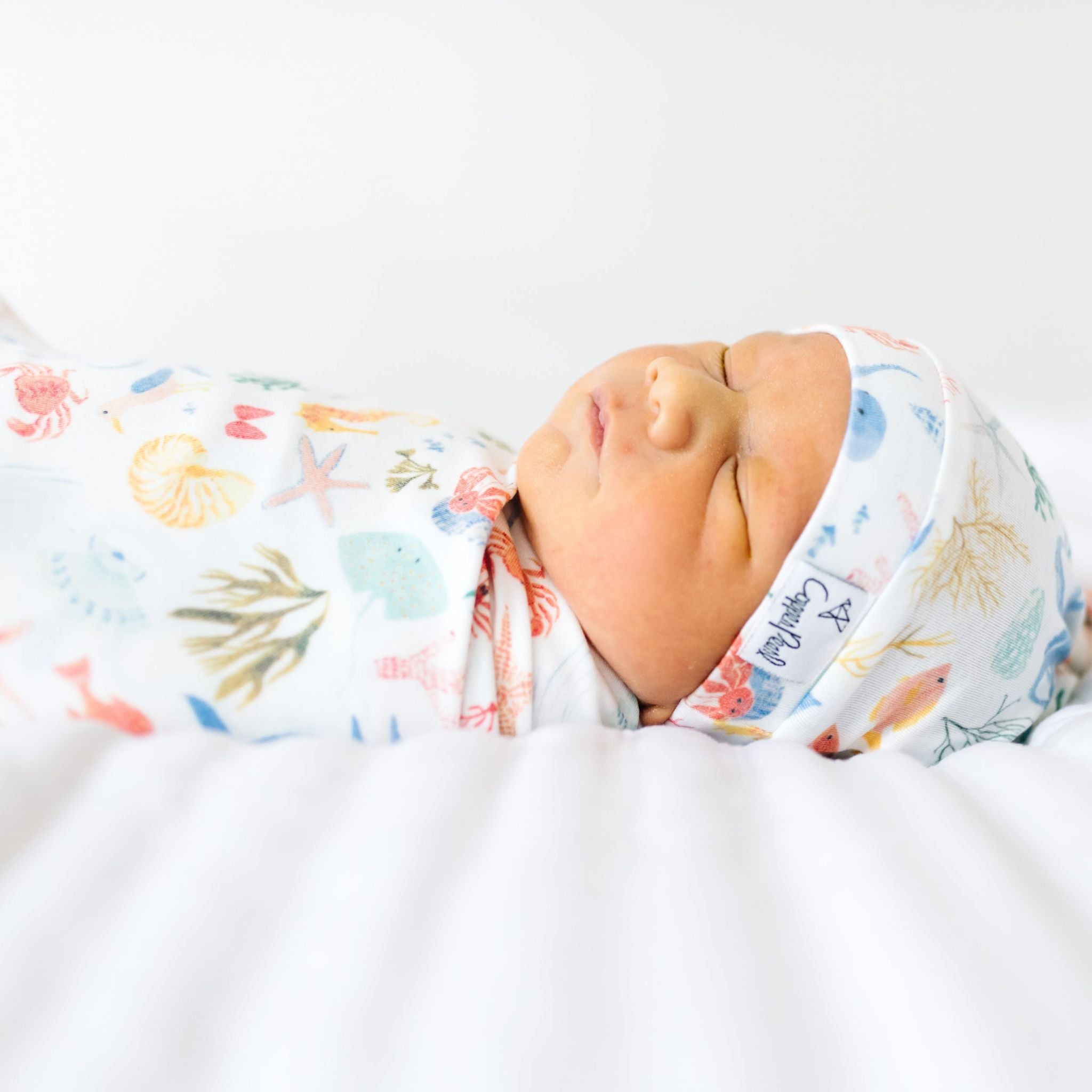 Knit Swaddle Blanket - Nautical