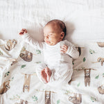 Knit Swaddle Blanket - Noah