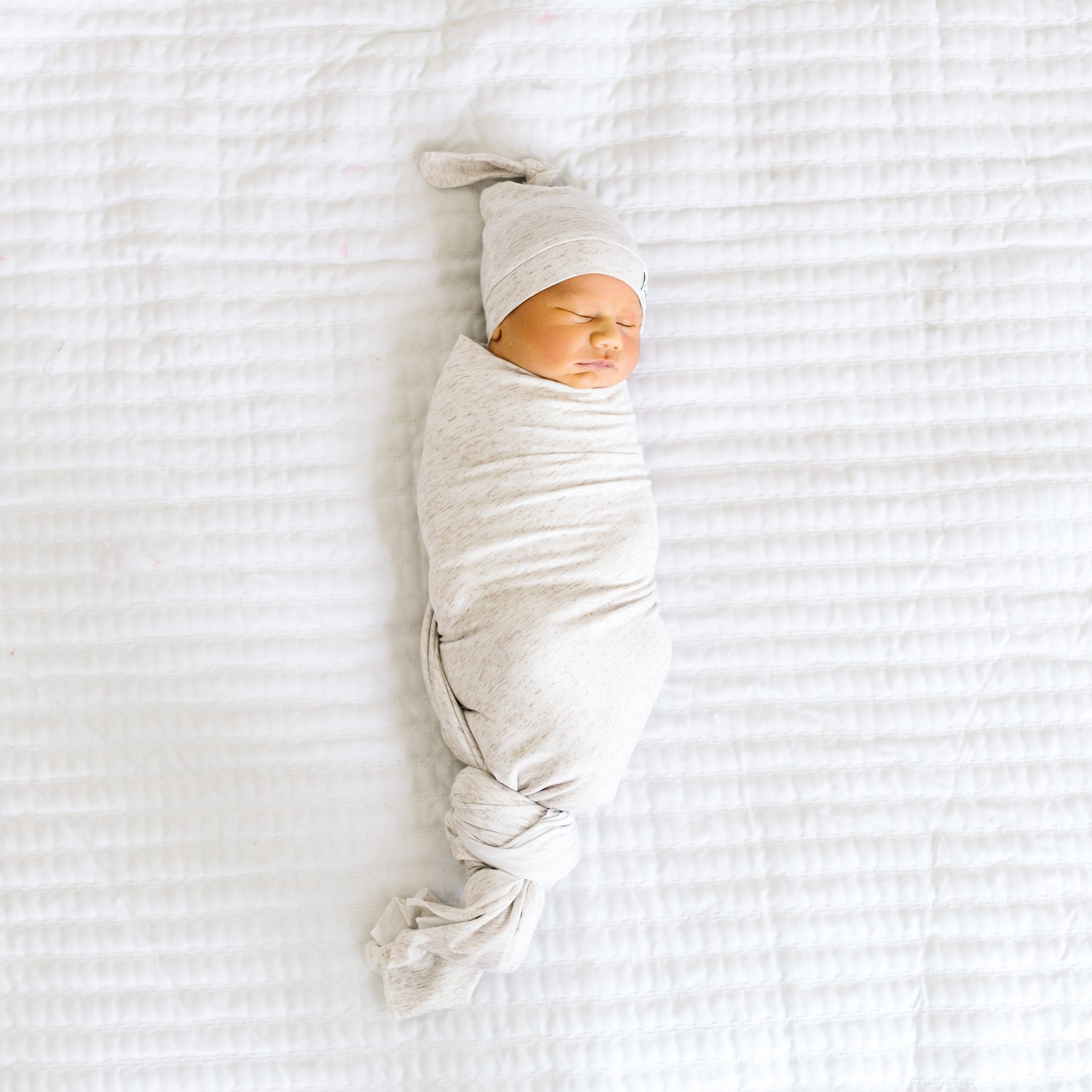 Knit Swaddle Blanket - Oat