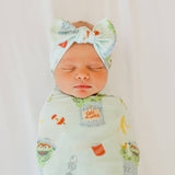 Knit Swaddle Blanket - Oscar the Grouch