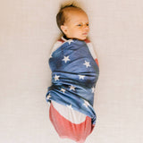 Knit Swaddle Blanket - Patriot