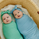 Knit Swaddle Blanket - Robin