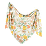 Knit Swaddle Blanket - Rose
