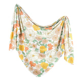 Knit Swaddle Blanket - Rose