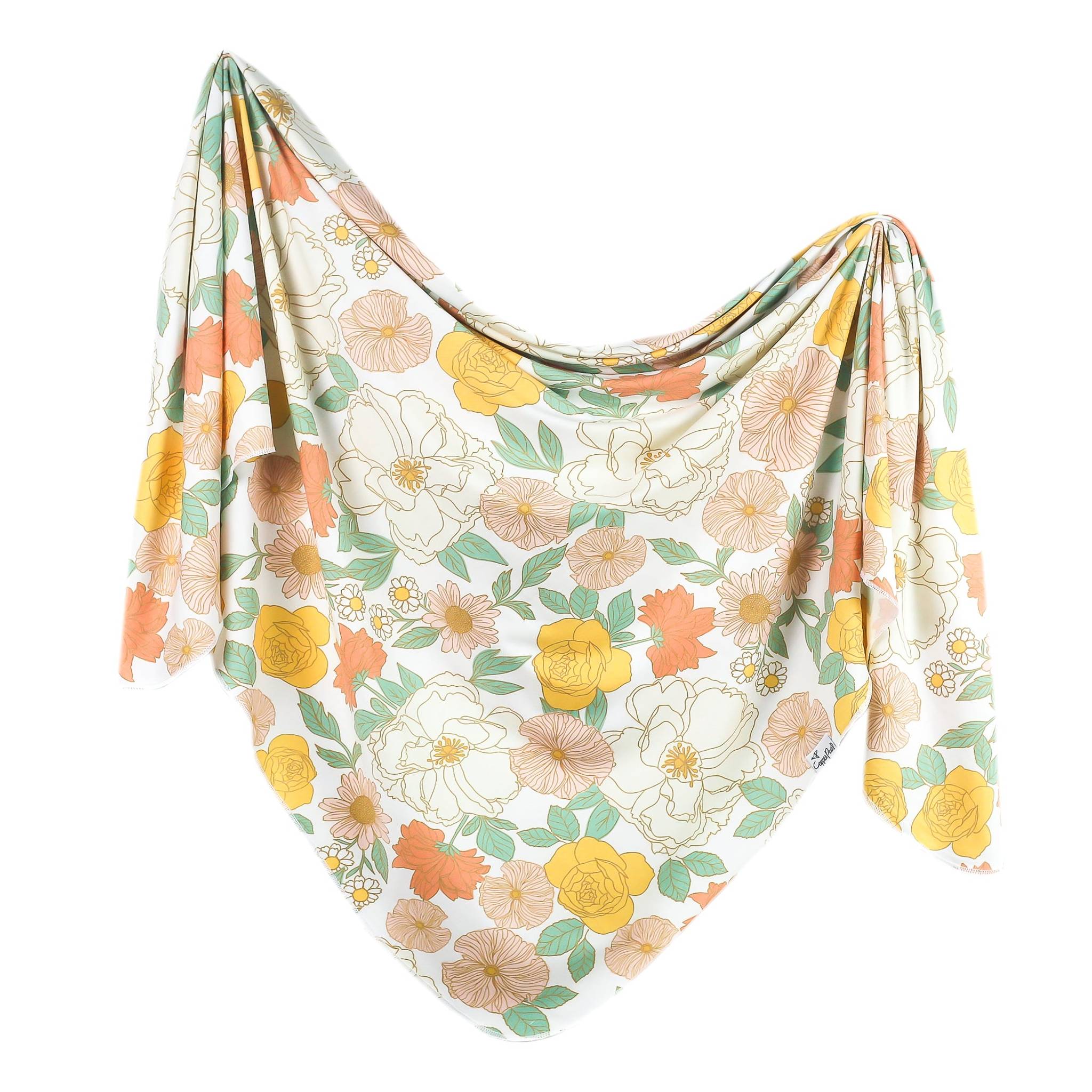 Knit Swaddle Blanket - Rose