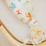 Knit Swaddle Blanket - Sesame Friends