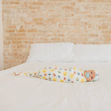 Knit Swaddle Blanket - Sesame Scribbles