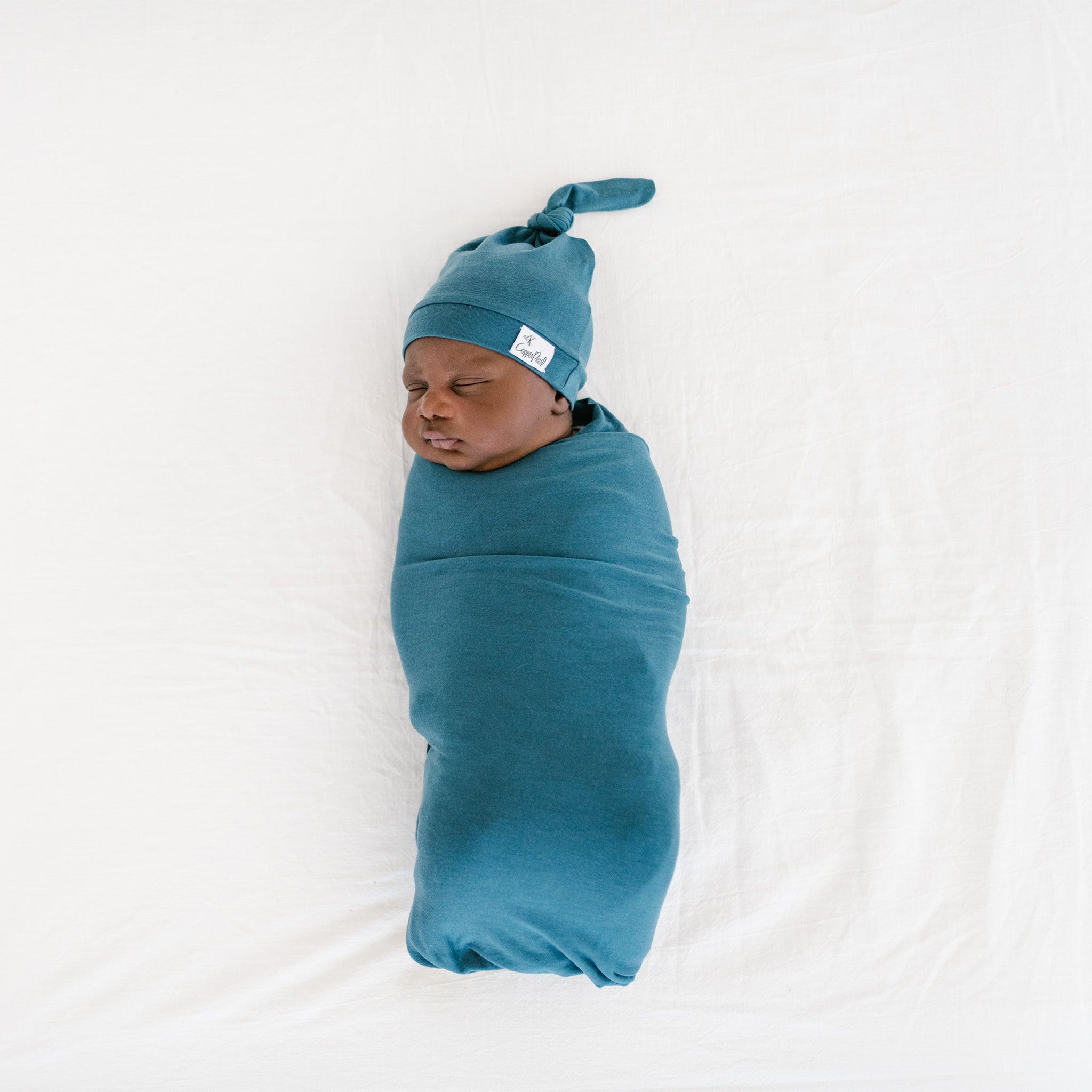 Knit Swaddle Blanket - Steel