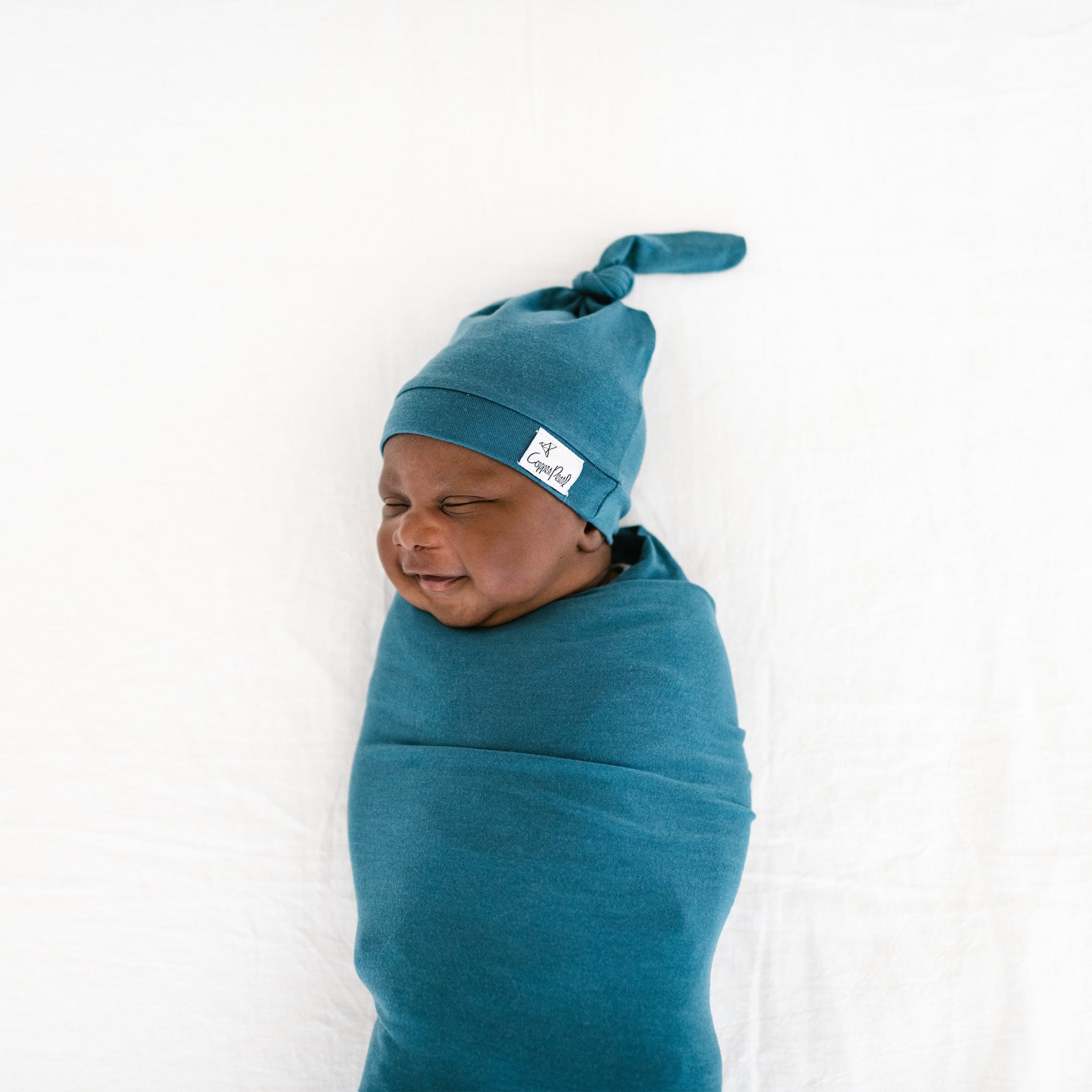 Knit Swaddle Blanket - Steel