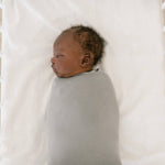 Knit Swaddle Blanket - Stone