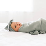 Knit Swaddle Blanket - Stone