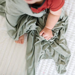 Knit Swaddle Blanket - Stone