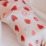 Knit Swaddle Blanket - Strawberry