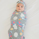 Knit Swaddle Blanket - Super Grover