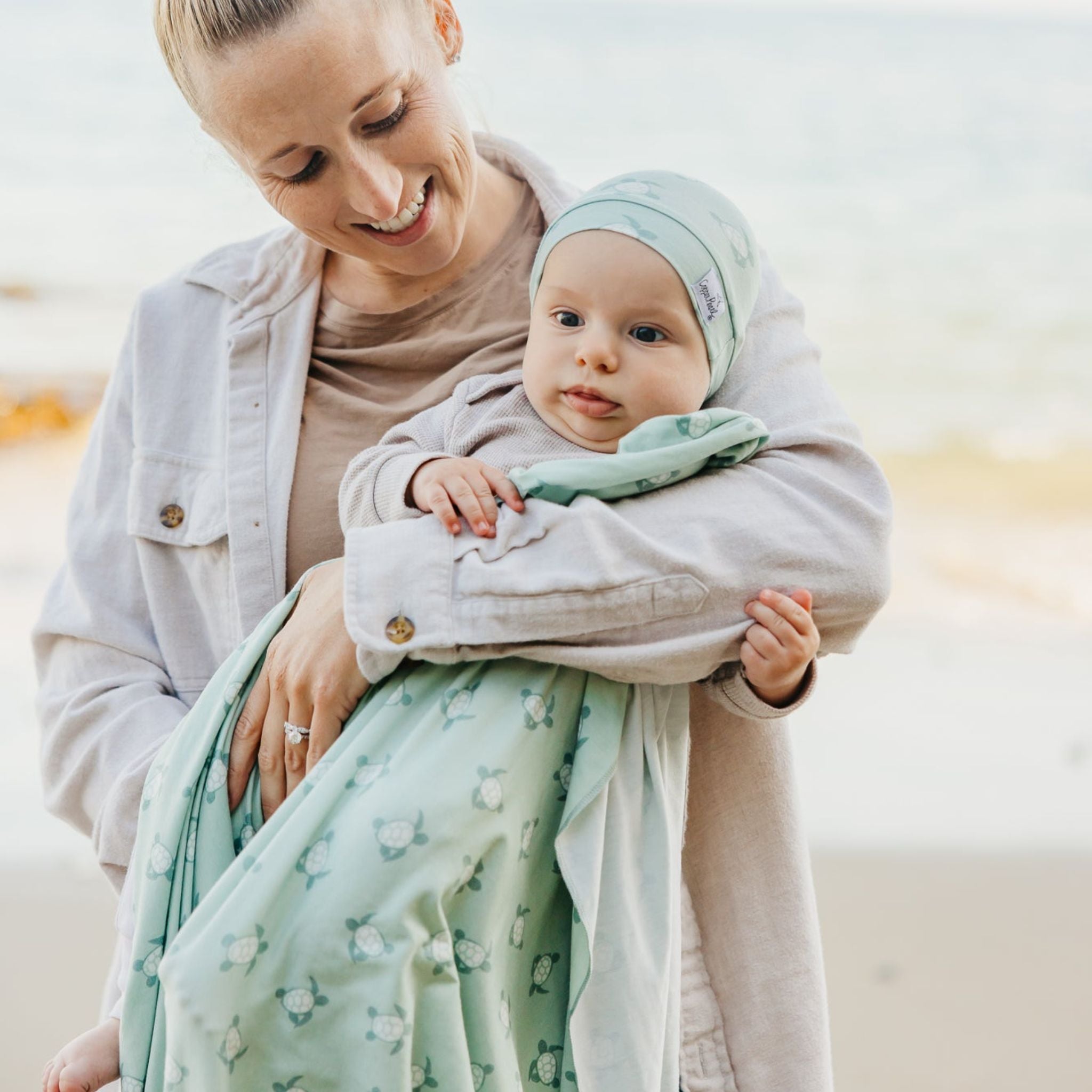 Knit Swaddle Blanket - Wade