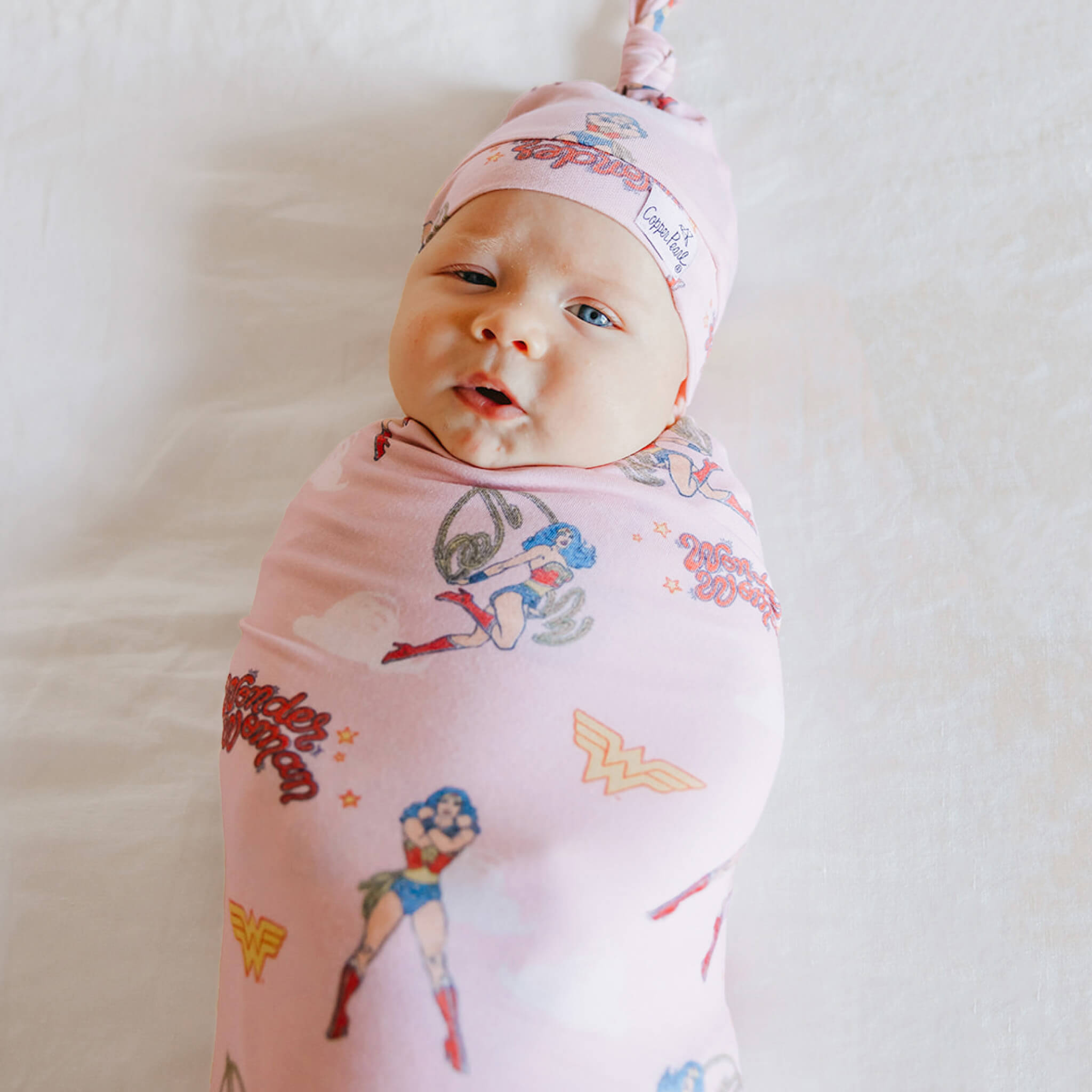 Knit Swaddle Blanket - Wonder Woman