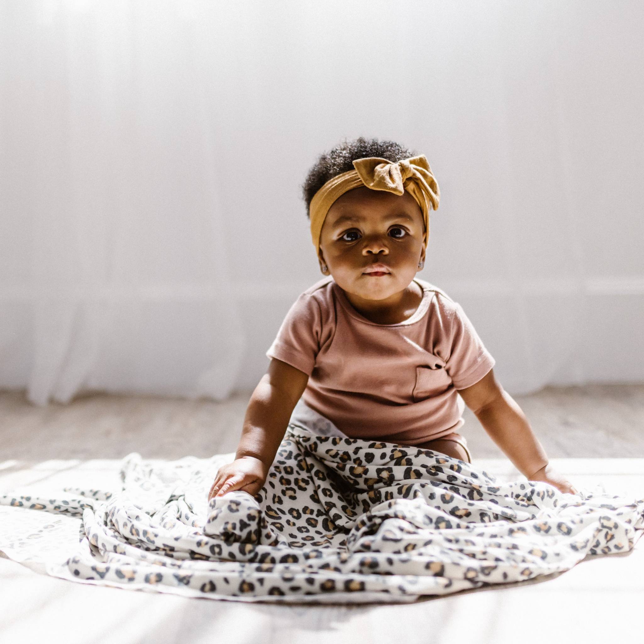Knit Swaddle Blanket - Zara